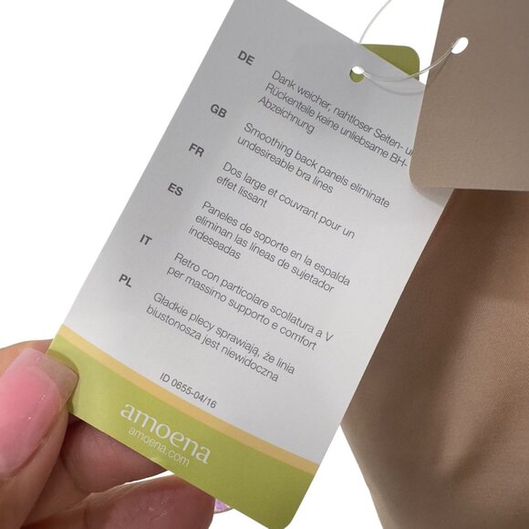 Amoena Magdalena SB Women Seamless Minimizer Bra 36D Nude Full Coverage - Picture 6 of 12